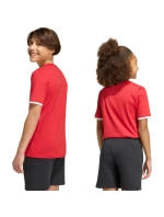 Adidas Dětské tričko Entrada 26 Tee červená JZ6674 Adidas Dětské tričko Entrada 26 Tee červená JZ6674