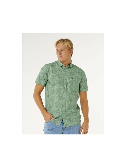 Pánská košile RIP CURL Hypno Micro S/S Shirt, zelená Pánská košile RIP CURL Hypno Micro S/S Shirt, zelená