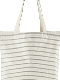 W 251 Nákupní taška pruhovaná z bio bavlny model 22432850 grey stripe - Westford Mill