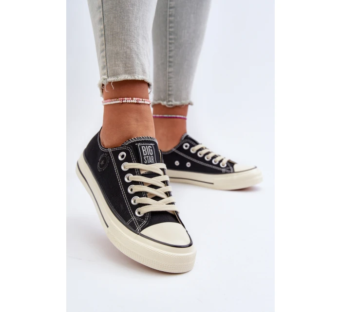 Nízké Dámské Tenisky Big Star model 21654809 Černé - Big Star Shoes