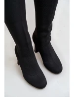 Kozačky Se Na Podpatku Černé model 21679786 - Boto Kozačky Se Na Podpatku Černé model 21679786 - Boto