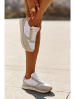 Dámské semišové tenisky Big Star HI-POLY SYSTEM – béžovo-bílé Dámské semišové tenisky Big Star HI-POLY SYSTEM – béžovo-bílé