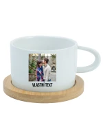 Personalizovaný keramický hrníček Makronka s fotografií 