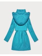 Prosta kurtka damska na podszewce Goodlookin niebieska (KK60409-3#)