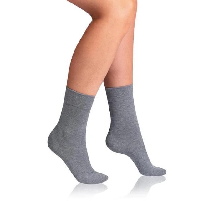 Dámské bambusové ponožky BAMBUS model 21890736 COMFORT SOCKS  šedá - Bellinda