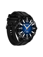 VELTORI VT150-1 Smartwatch Černý silikonový řemínek + černý náramek VELTORI VT150-1 Smartwatch Černý silikonový řemínek + černý náramek