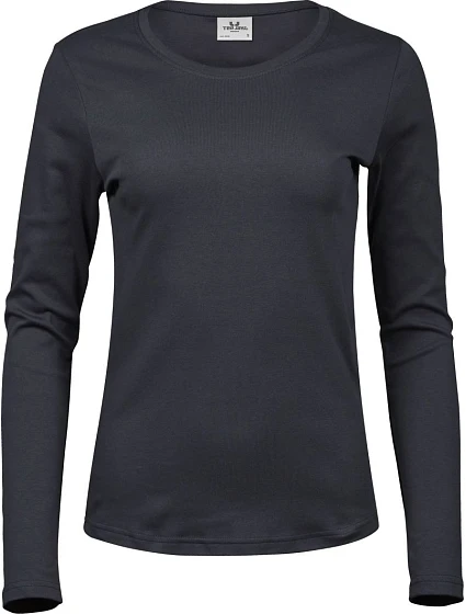 Tee Jays TJ 590 Dámské tričko Interlock s dlouhým rukávem 18.0590 dark grey Tee Jays TJ 590 Dámské tričko Interlock s dlouhým rukávem 18.0590 dark grey