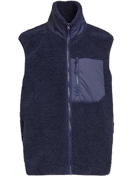 Build your Brand BY 407 Unisex fleeceová vesta "Bonded Sherpa" 56.0407 navy Build your Brand BY 407 Unisex fleeceová vesta "Bonded Sherpa" 56.0407 navy