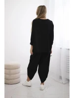 Souprava Punto Milano Winter tepláky + kalhot černý Souprava Punto Milano Winter tepláky + kalhot černý