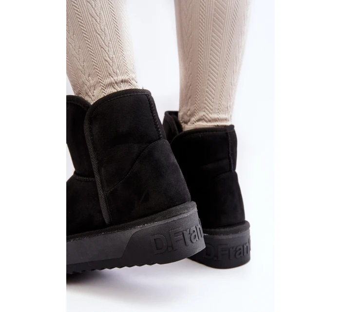 Vegan Voděodolné Sněžnice Na Platformě DFranklin DFSH371004 Černé