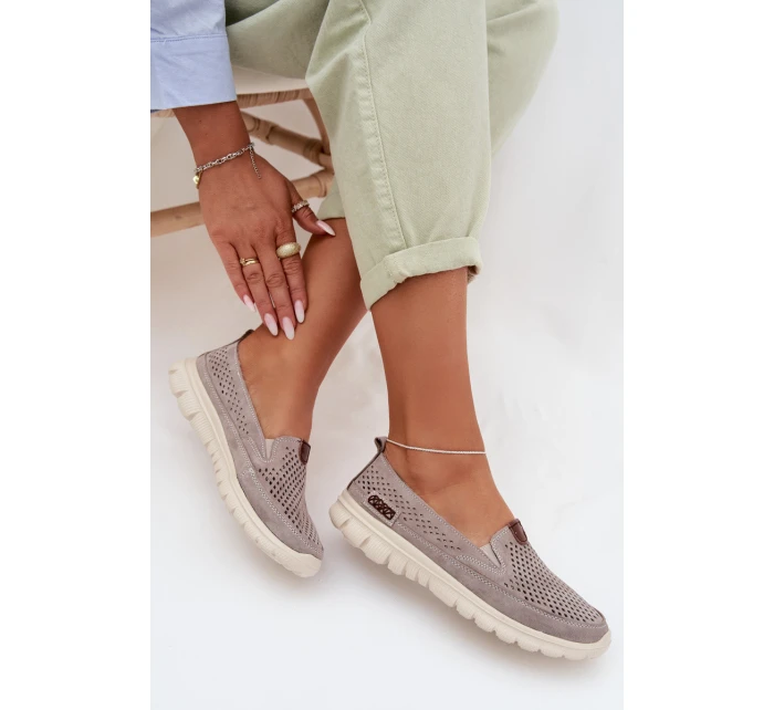 semišová polobotka model 22027766 - EVENTO