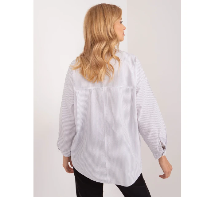 Košile BP KS 1012.25 bílá šedá