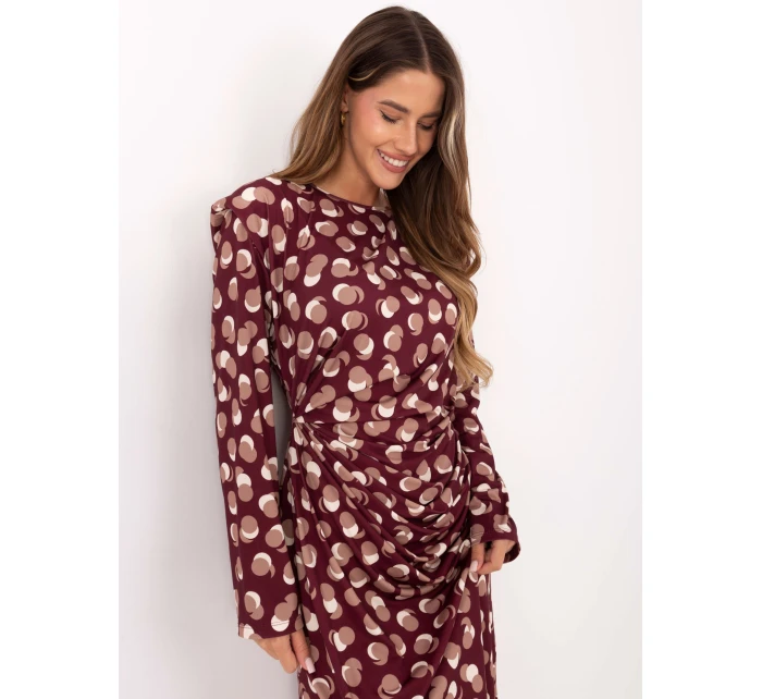 Sukienka IT SK model 21409536 bordowy - FPrice