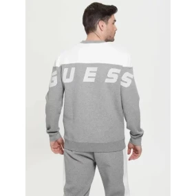 Pánská mikina Z2BQ01KBCK2 CGYH šedá/ecru - Guess
