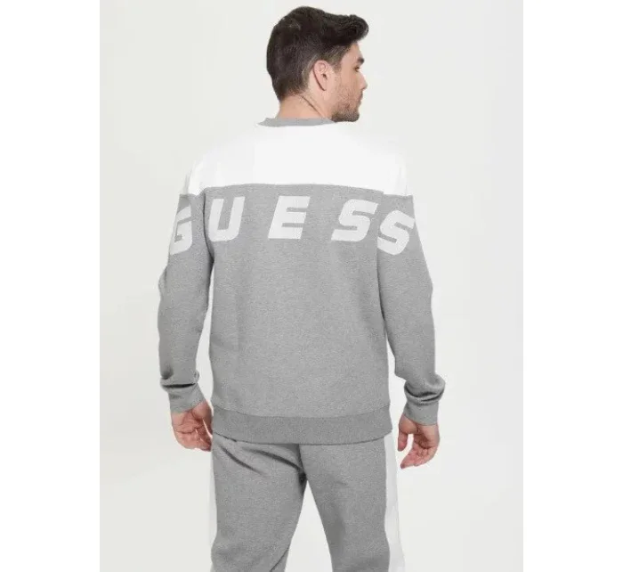 Pánská mikina Z2BQ01KBCK2 CGYH šedá/ecru - Guess Pánská mikina Z2BQ01KBCK2 CGYH šedá/ecru - Guess