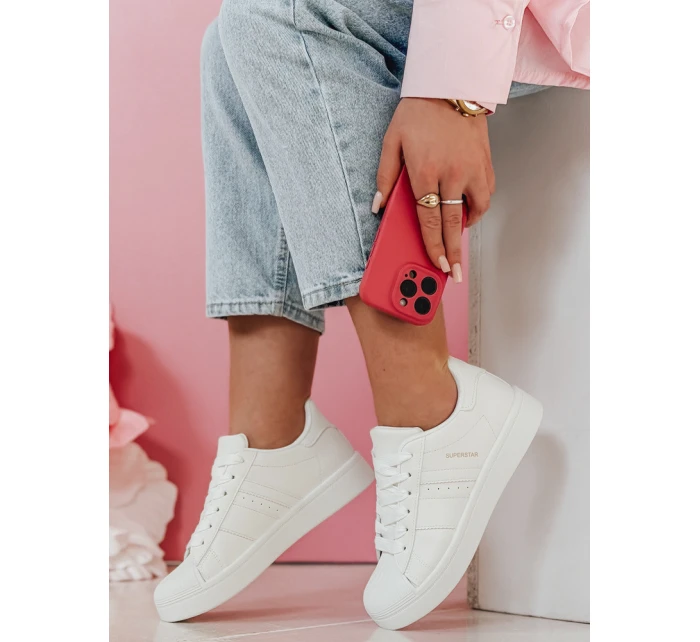 JUNOMI dámské tenisky na platformě bílé FashionStreet ZY0859