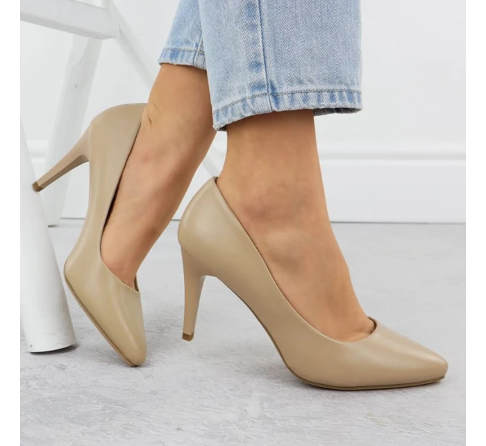 Lodičky Stiletto coffee Sergio Leone 1396