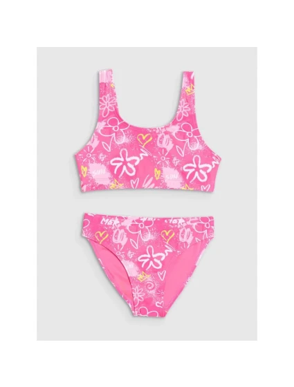 Dívčí dvoudílné plavky 4F 4FJRSS25UBKSF051-90A