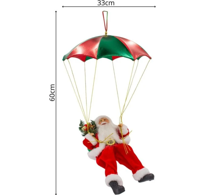 SANTA NA PADÁKU 60CM SLÍDA