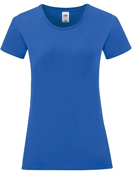 Fruit of the Loom Lady-Fit Iconic 150 T Dámské tričko 16.1432 royal blue Fruit of the Loom Lady-Fit Iconic 150 T Dámské tričko 16.1432 royal blue