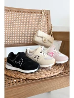 Dětské sportovní tenisky na suchý zip béžové Galisse Dětské sportovní tenisky na suchý zip béžové Galisse