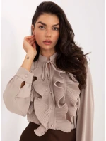 Koszula IT KS model 21795549 beżowy - FPrice Koszula IT KS model 21795549 beżowy - FPrice