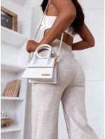 Dámské kalhoty se širokými nohavicemi LAKELIFE light beige FashionStreet UY1686 Dámské kalhoty se širokými nohavicemi LAKELIFE light beige FashionStreet UY1686