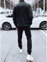 Pánská džínová bunda černá FashionStreet TX4703 Pánská džínová bunda černá FashionStreet TX4703