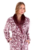 Dámský župan Flora 2556 4803 mauve wine - Vestis
