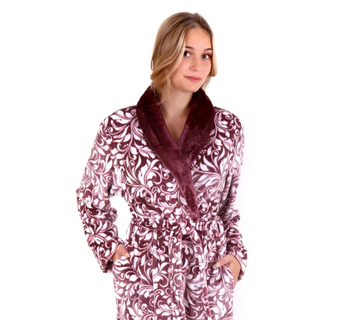 Dámský župan Flora 2556 4803 mauve wine - Vestis
