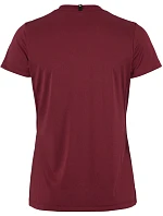 Craft Teamwear Squad Go Jersey Solid W Dámské sportovní tričko s výstřihem do V 82.5566 maroon Craft Teamwear Squad Go Jersey Solid W Dámské sportovní tričko s výstřihem do V 82.5566 maroon