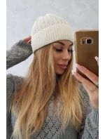 Tenká čepice Veronica K249 ecru