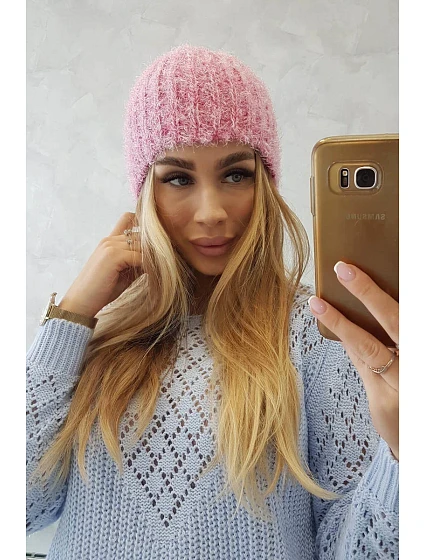 Dámská čepice  tmavě růžová model 18751419 - K-Fashion