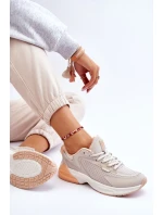 Pohodlné sportovní boty Memory Foam System Big Star model 21611874 Béžove - Big Star Shoes Pohodlné sportovní boty Memory Foam System Big Star model 21611874 Béžove - Big Star Shoes