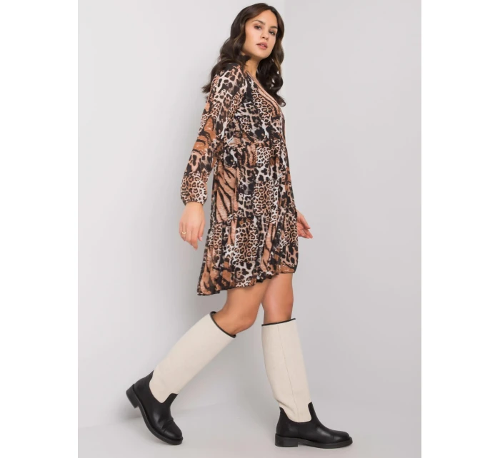 Šaty WN SK 2311 3.84 černá a béžová