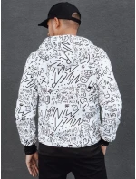 Pánská mikina s kapucí na zip bílá Dstreet model 21978990 - FashionStreet Pánská mikina s kapucí na zip bílá Dstreet model 21978990 - FashionStreet