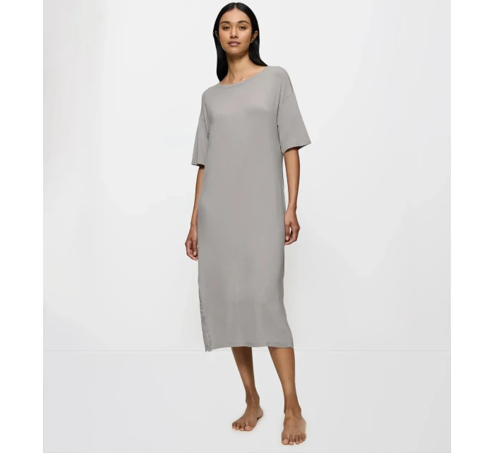 Dámská noční košile Timeless Sensuality NDK SSL - GRAY - šedá 7816 - TRIUMPH Dámská noční košile Timeless Sensuality NDK SSL - GRAY - šedá 7816 - TRIUMPH