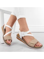 Pohodlné kombinované sandály Rieker W RKR678