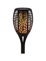 SOLÁRNÍ SVÍTILNA TANČÍCÍ PLAMENY 12X12X78CM 36 LED XXXL SOLÁRNÍ SVÍTILNA TANČÍCÍ PLAMENY 12X12X78CM 36 LED XXXL