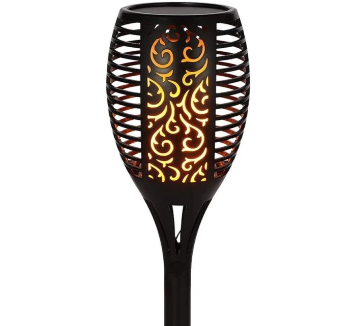 SOLÁRNÍ SVÍTILNA TANČÍCÍ PLAMENY 12X12X78CM 36 LED XXXL SOLÁRNÍ SVÍTILNA TANČÍCÍ PLAMENY 12X12X78CM 36 LED XXXL