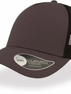 Atlantis Headwear Rapper Cotton 5 panelová Trucker kšiltovka "Rapper" 33.8020 dark grey/black