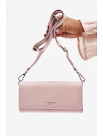 Peněženka Kabelka 2v1 S Páskem Růžová Suzette