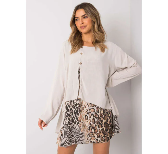 Šaty DHJ SK 21451.50 béžová