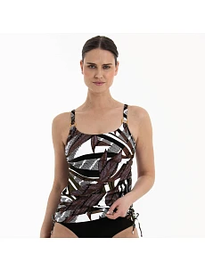Vrchní díl plavek tankini 6594-1 černý s potiskem - Anita Care
