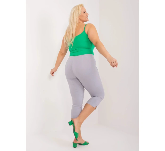 Dámské kalhoty1863.83 světle šedé - FPrice