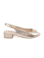 Trendy  sandály dámské zlaté Obcas