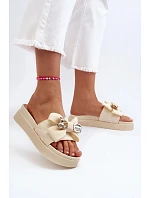 Klapky na platformě model 229724 Step in style