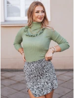 Dámský svetr NOAH olivový FashionStreet MY1401