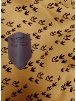 Žlutá sportovní mikina s kapucí a se vzorem model 19690674 - 6&8 Fashion