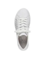 Skórzane buty W białe model 22018131 - Rieker